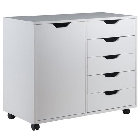 WINSOME WOOD Winsome Wood 10630 Halifax Wide Cabinet; White - 26.3 x 30.71 x 15.9 in. 10630